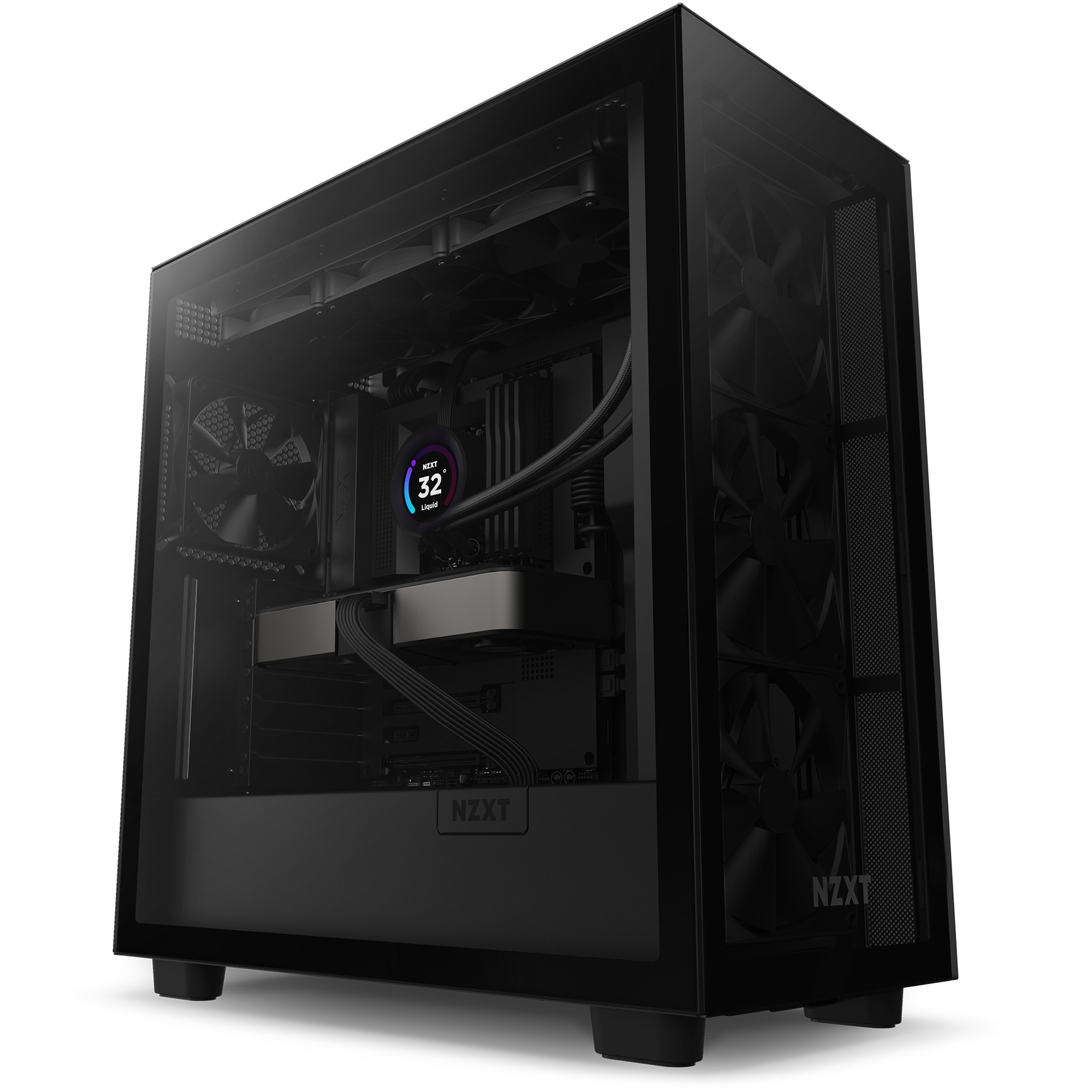 Refrigerador Liquido Cpu Nzxt Kraken Elite 360 3x120 Negro Per Display Lcd Plus