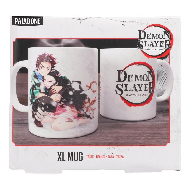 Set Taza Y Calcetines Xl Paladone Demon Slayer Tanjiro Y Nezuko