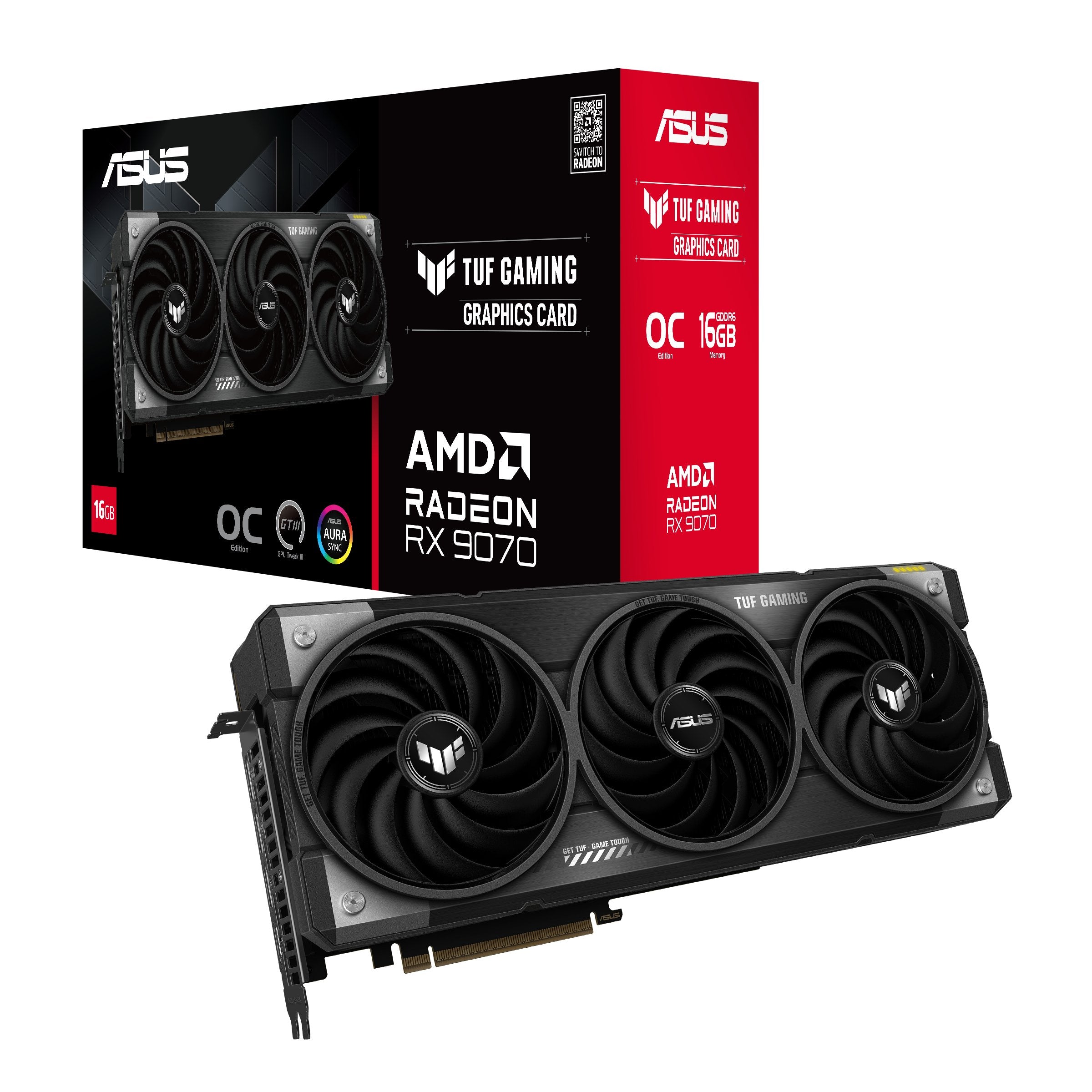 EAN 4711387829523 - ASUS TUF Gaming TUF-RX9070-O16G-GAMING AMD Radeon RX 9070 16 GB GDDR6 imagen 12
