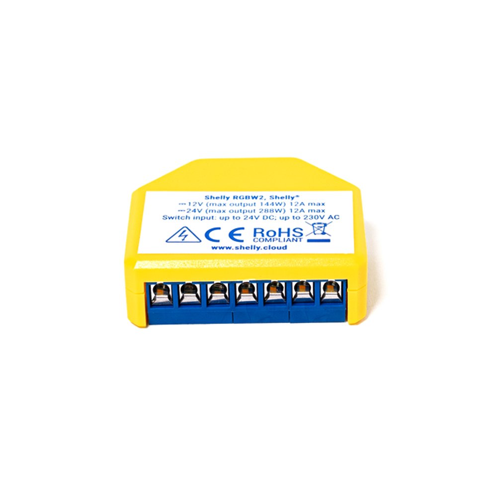 EAN 3800235264430 - Shelly RGBW2 Inalámbrico Azul, Amarillo imagen 6
