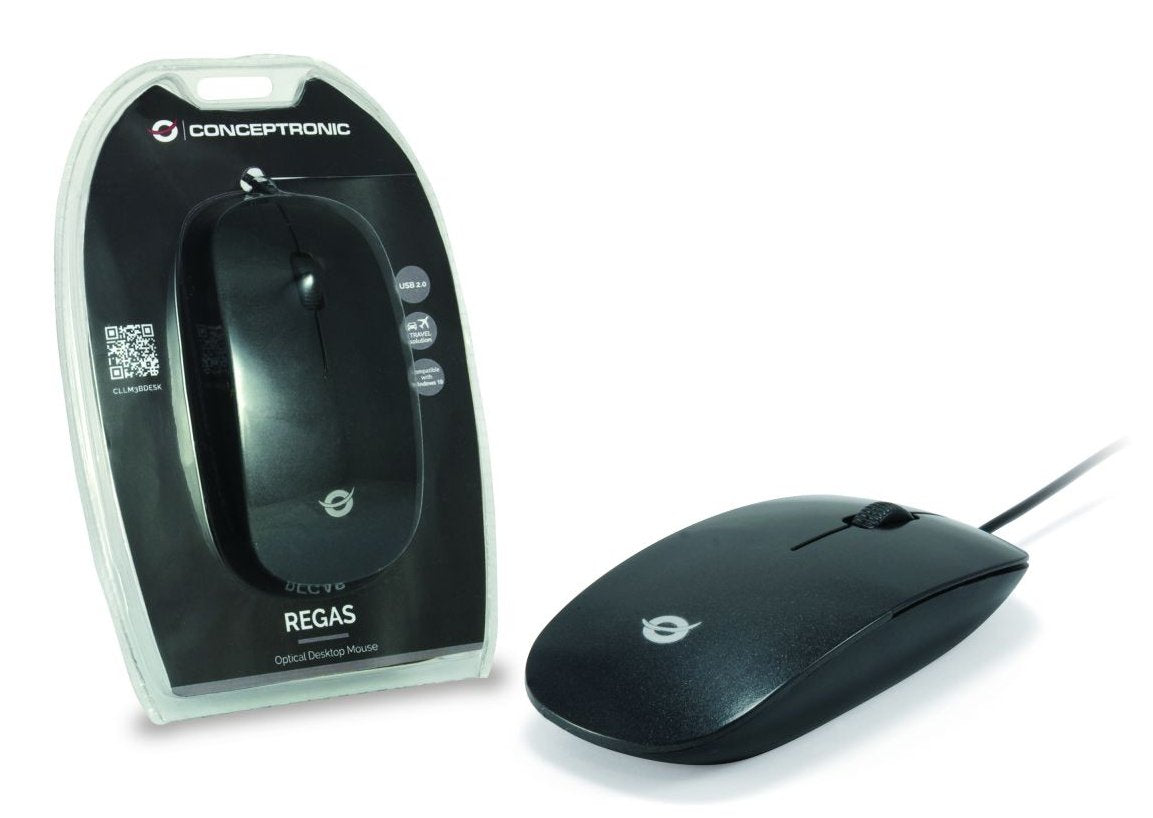 EAN 8714909023436 - Conceptronic CLLM3BDESK ratón Oficina Ambidextro USB tipo A 800 DPI imagen 2