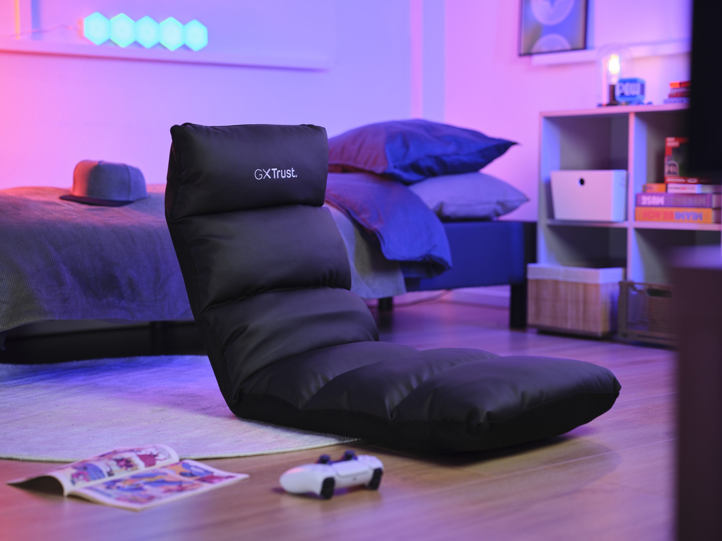 Trust Gxt 718 Rayzee Silla Gaming Asiento Acolchado Negro