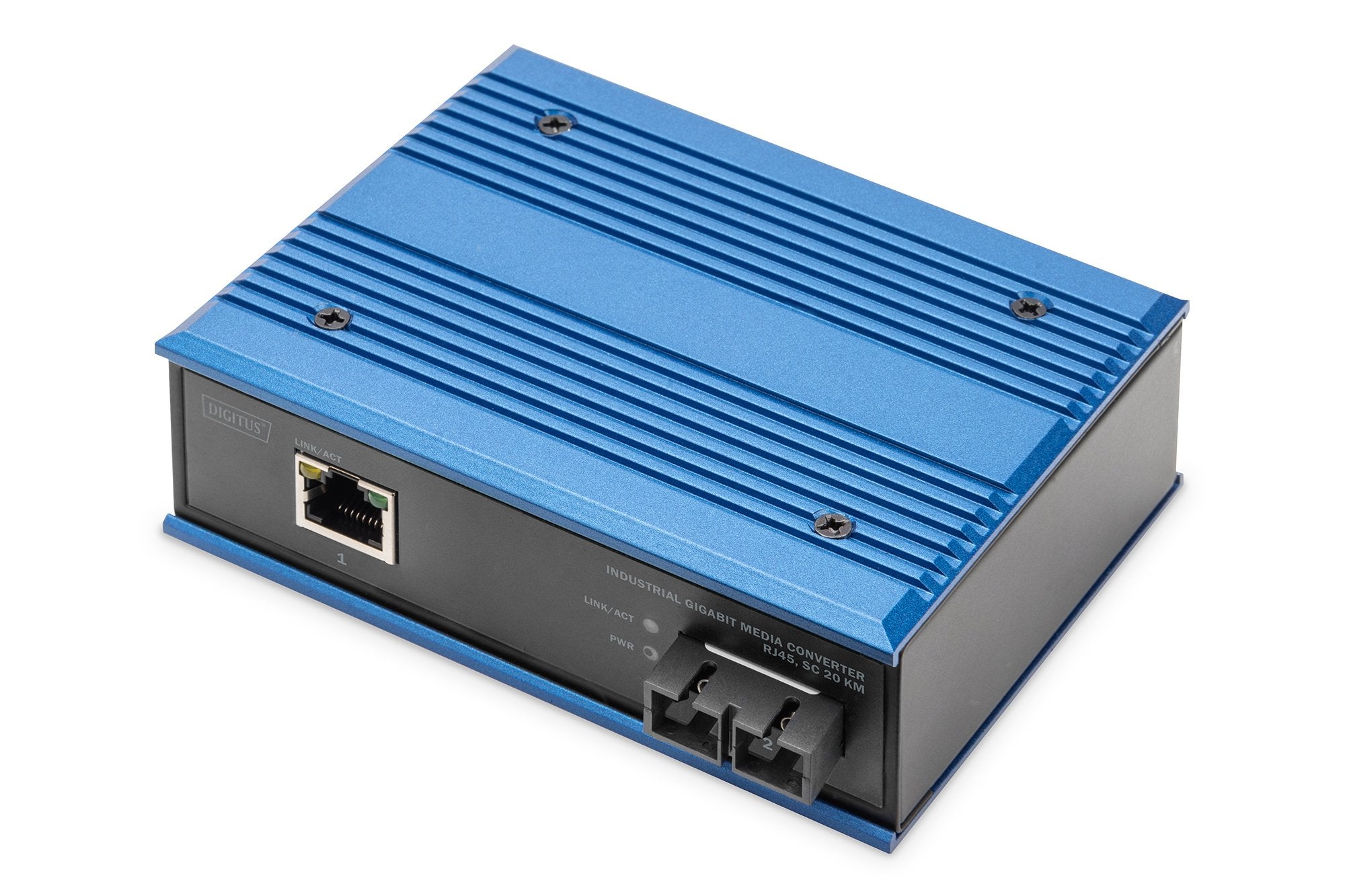 EAN 4016032488194 - Digitus DN-652102-1 convertidor de medio 1000 Mbit/s 1310 nm Monomodo Negro, Azul imagen 1