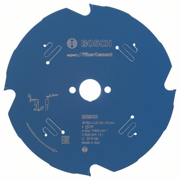EAN 3165140796873 - Bosch 2 608 644 121 hoja de sierra circular 16 cm 1 pieza(s) imagen 1