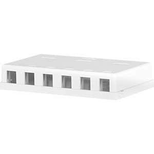 Caja De Conexiones Efb Keymone, 6 Puertos, Montaje En Superficie,