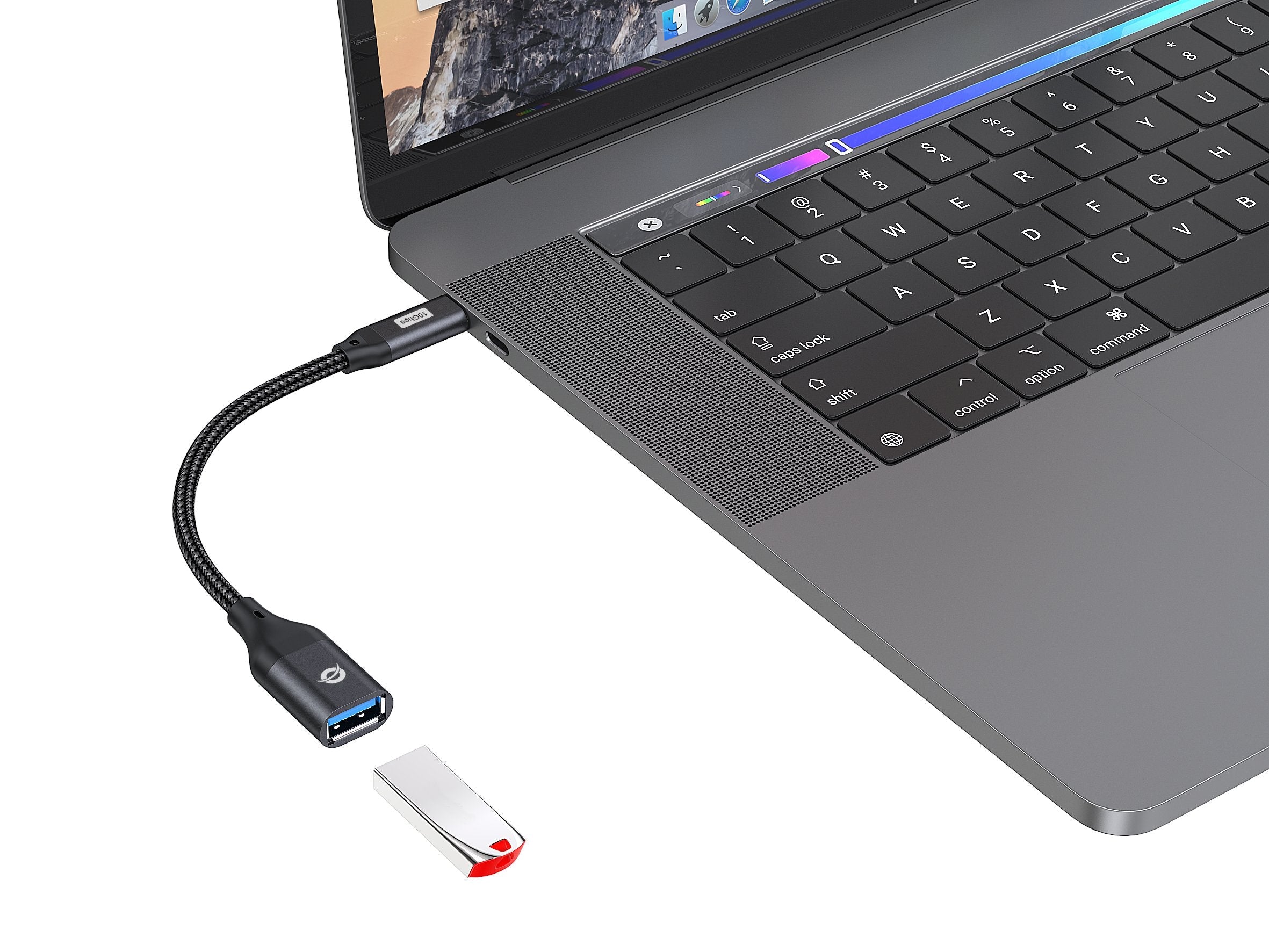 Conceptronic Adaptador Usb-C -> Usb-A 3.0 Otg 10gb S Negro