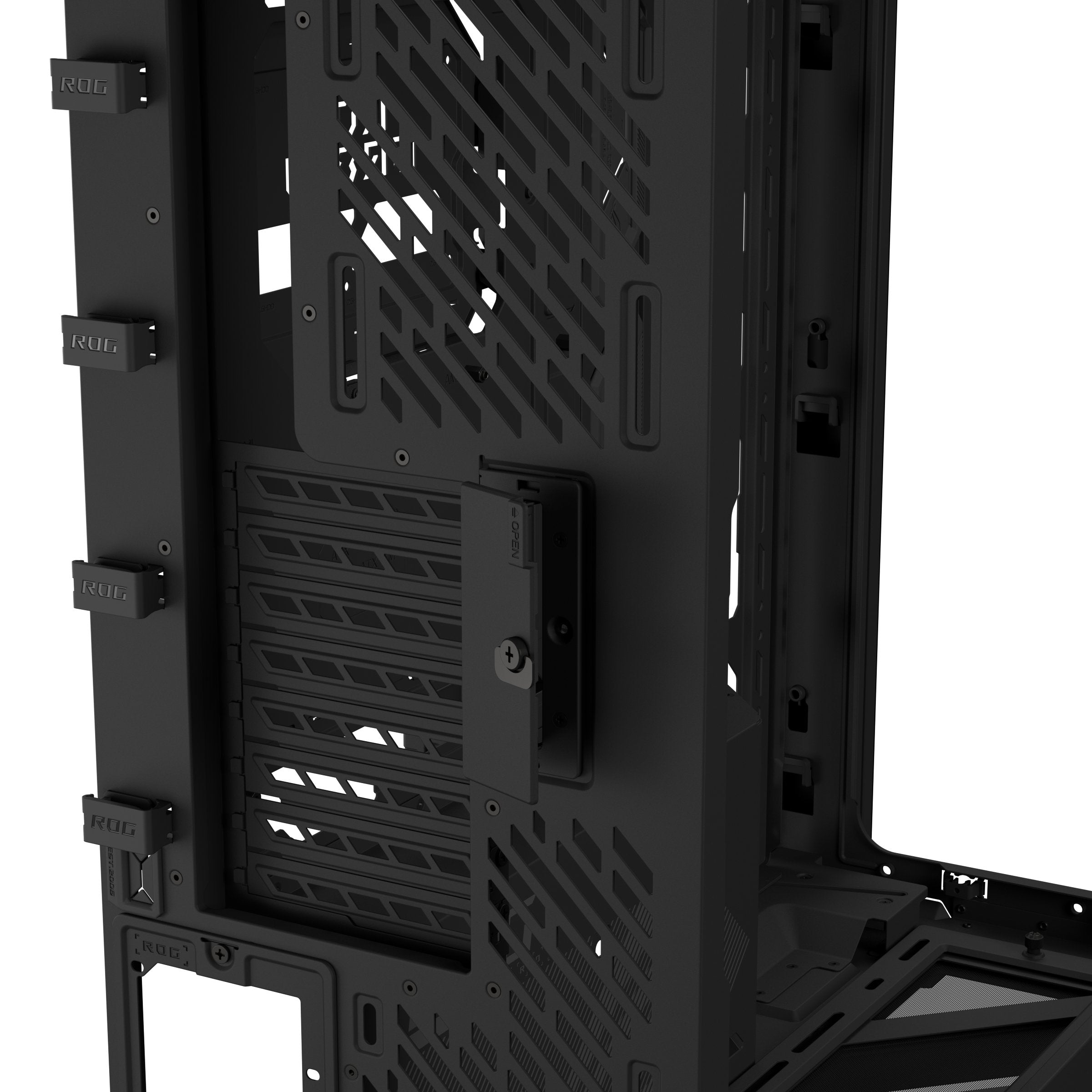 Asus Rog Cronox Gr801 Curve Tg Argb Black Midi Tower Negro