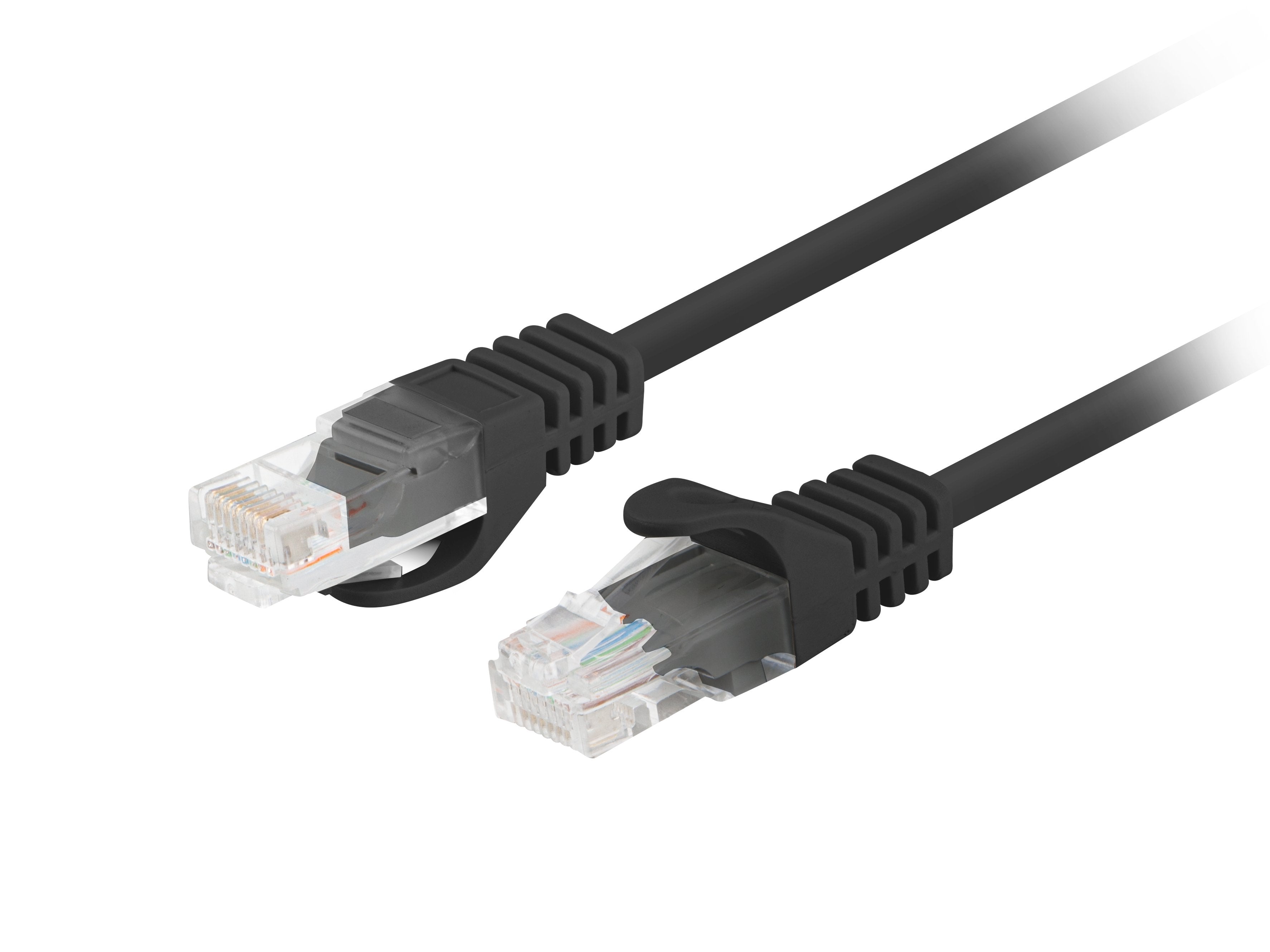 Cable De Red Lanberg Cat.6 Utp 7.5m Fluke Passed Negro