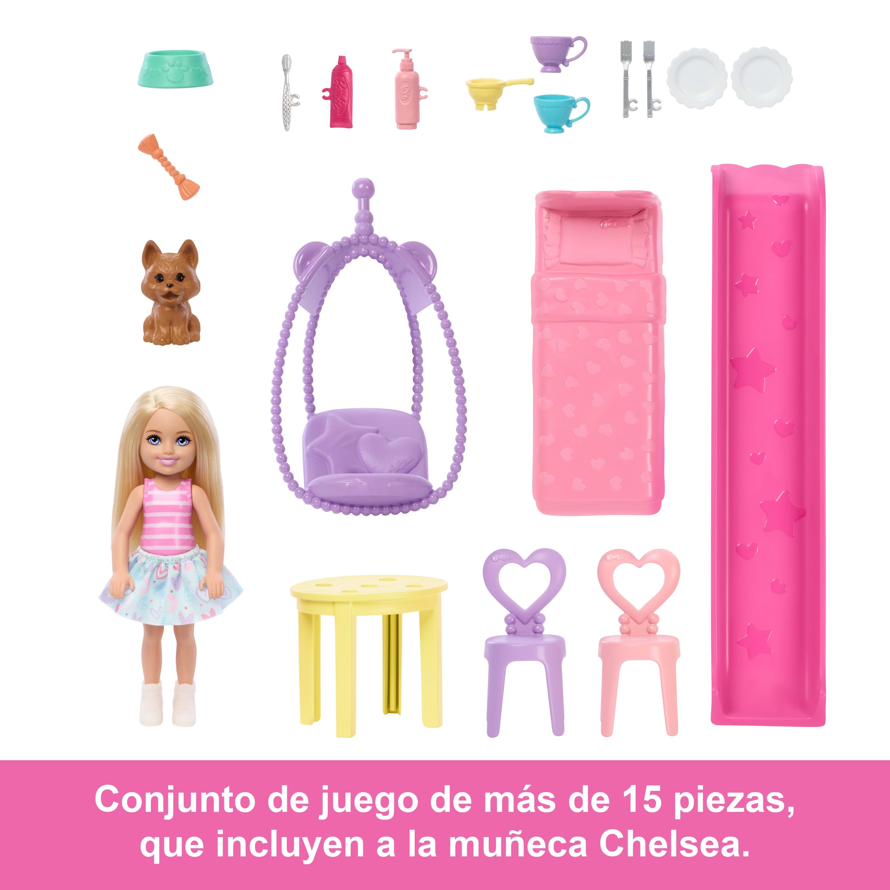 EAN 0194735307111 - Barbie Chelsea JFW49 casa de muñecas imagen 10