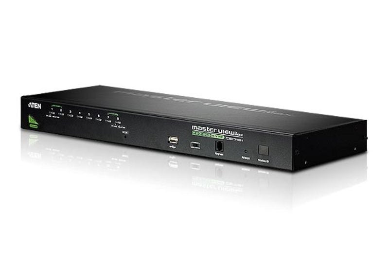 EAN 4710423775312 - ATEN CS1708A-AT-G interruptor KVM Montaje en rack Negro imagen 1