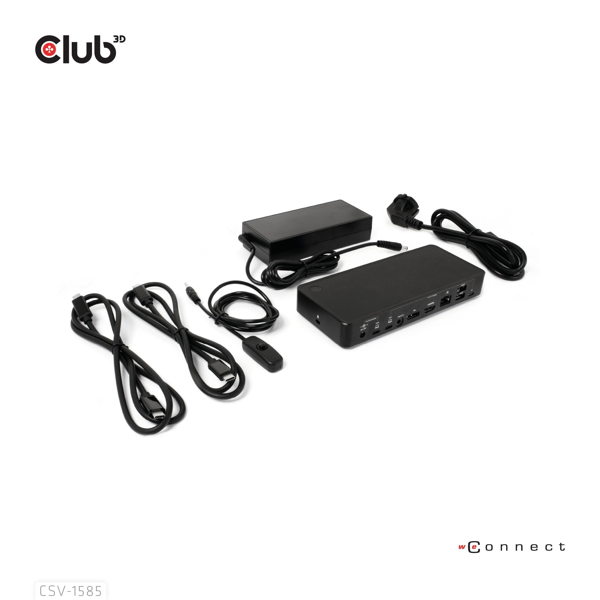 EAN 8719214472870 - CLUB3D CSV-1585 interruptor KVM Negro imagen 7