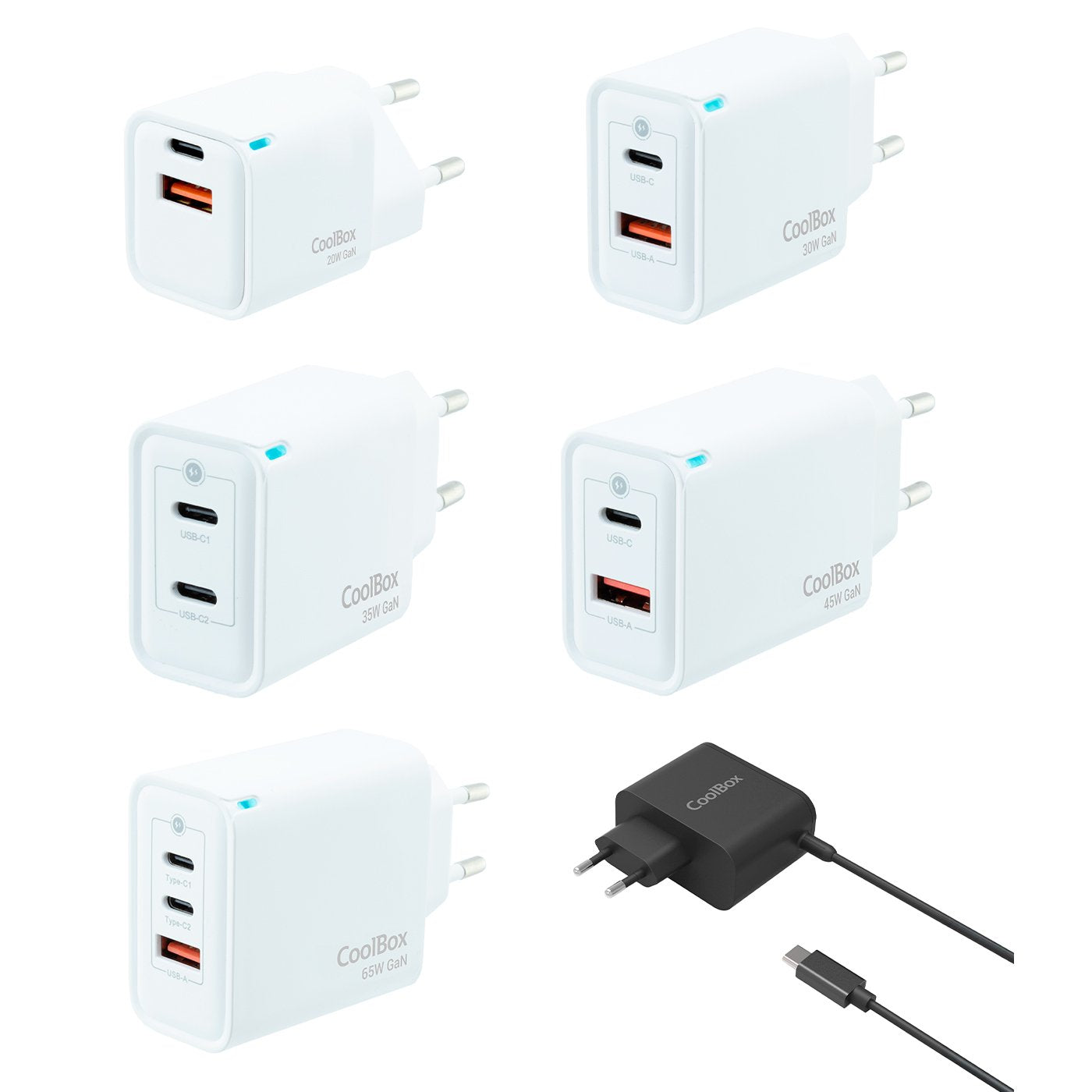 EAN 8436624421006 - CoolBox COO-PACK-GAN cargador de dispositivo móvil Interior imagen 2