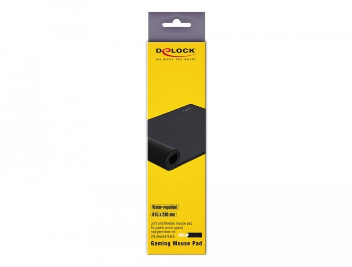 EAN 4043619125579 - DeLOCK 12557 alfombrilla para ratón Alfombrilla de ratón para juegos Negro imagen 3
