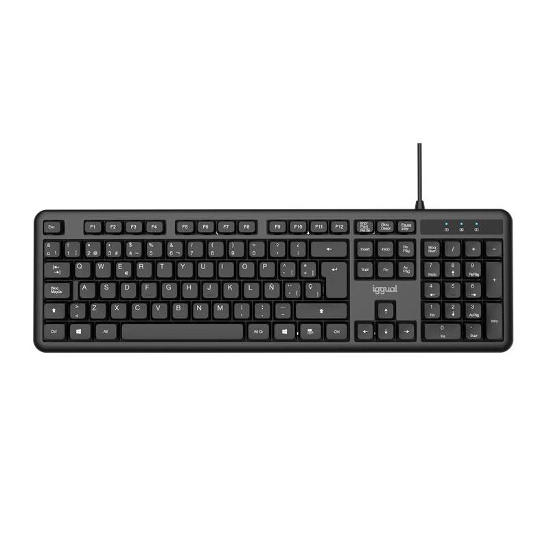 Teclado Oficina Usb Estándar Ck-Office-105t Negro