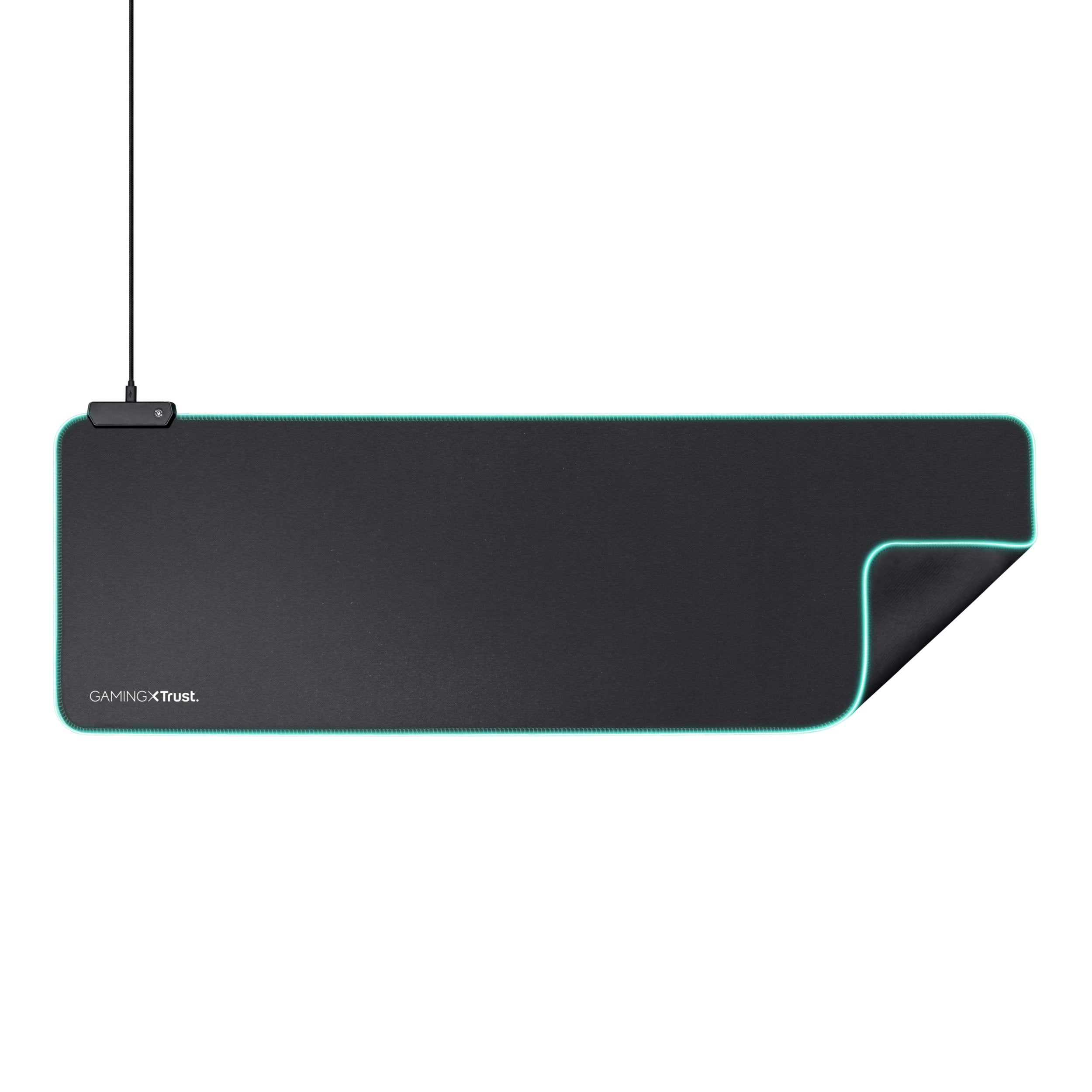 Trust Gxt 764 Glide-Flex Xxl Rgb Gaming Mouse Pad Black