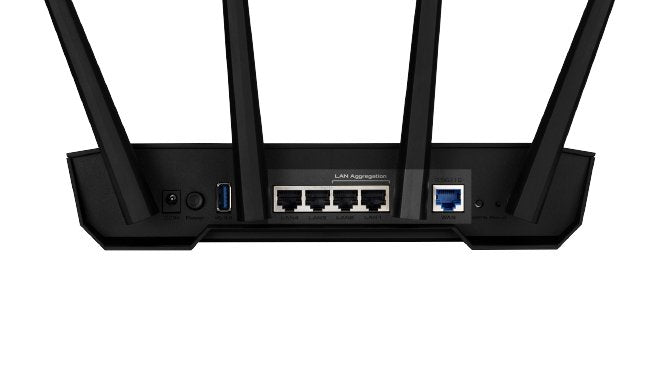 EAN 4711081760344 - ASUS TUF Gaming AX3000 V2 router inalámbrico Gigabit Ethernet Doble banda (2,4 GHz / 5 GHz) Negro, Naranj imagen 3