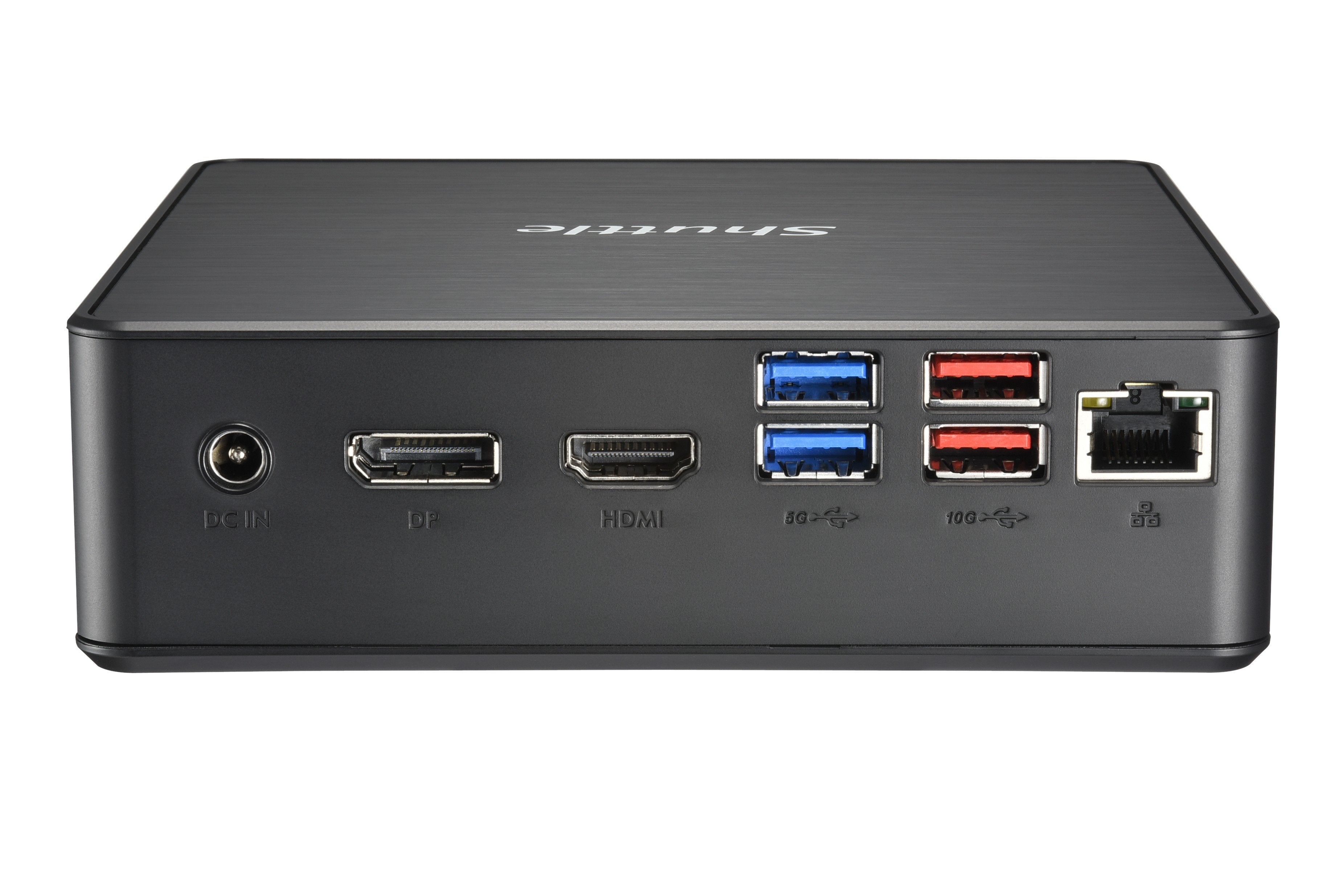 EAN 0887993005904 - Shuttle NC40U PC/estación de trabajo barebone 0.84L sized PC Negro 7305 Intel® SoC 1,1 GHz imagen 8