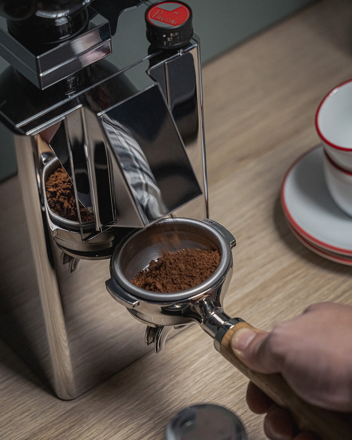 La Pavoni Coffeegrinder (Lpgkbs02eu) Nuovo Kube Mill Cromo