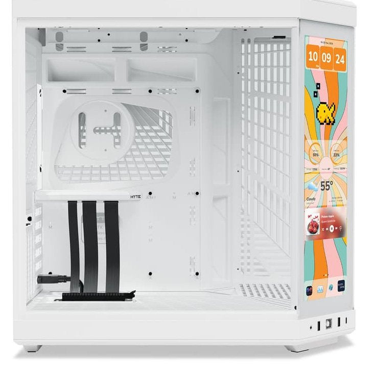 EAN 1220000351011 - HYTE Y70 Touch Infinite Snow White weiss Midi Tower Negro imagen 3