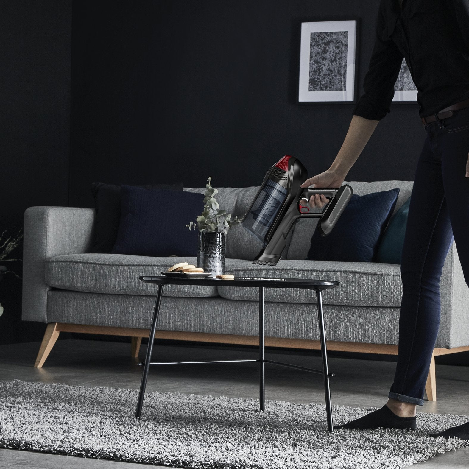 Aspirador Escoba Con Batería Rowenta X-Force Flex 12.60 Animal Care Rh98a7wo Autonomía 45 Min