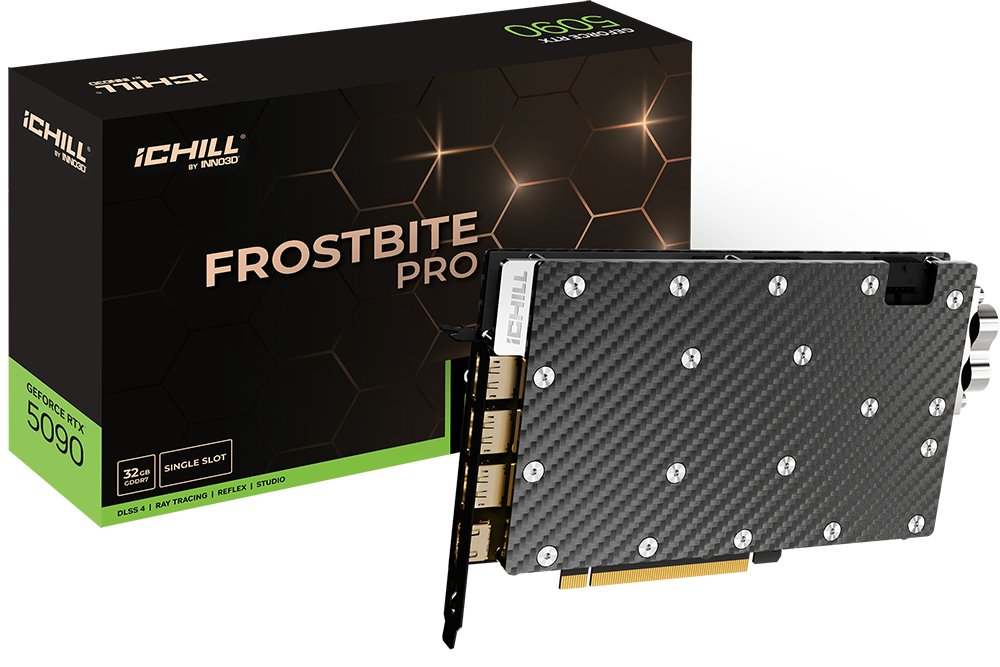 Rtx 5090 32gb Inno3d Ichill Frostbite Pro Gddr7 3 Fan