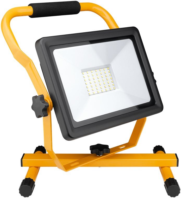 Luz De Trabajo Led Con Soporte, 50 W
Con 4250 Lm Y Luz Blanca Fría (6500 K), Apta Para Uso En Interiores Y Exteriores (Ip65)