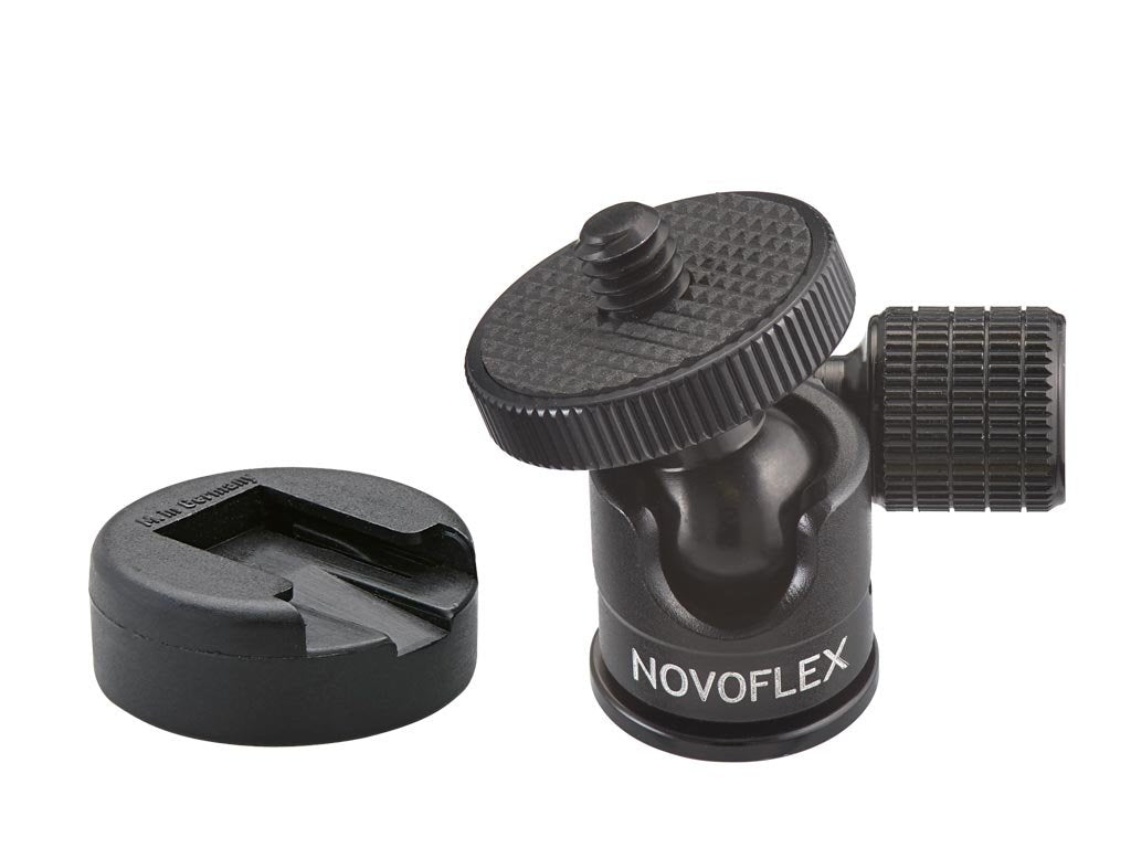 Novoflex Rótula Pequeña De Bola Con Zapata De Flash