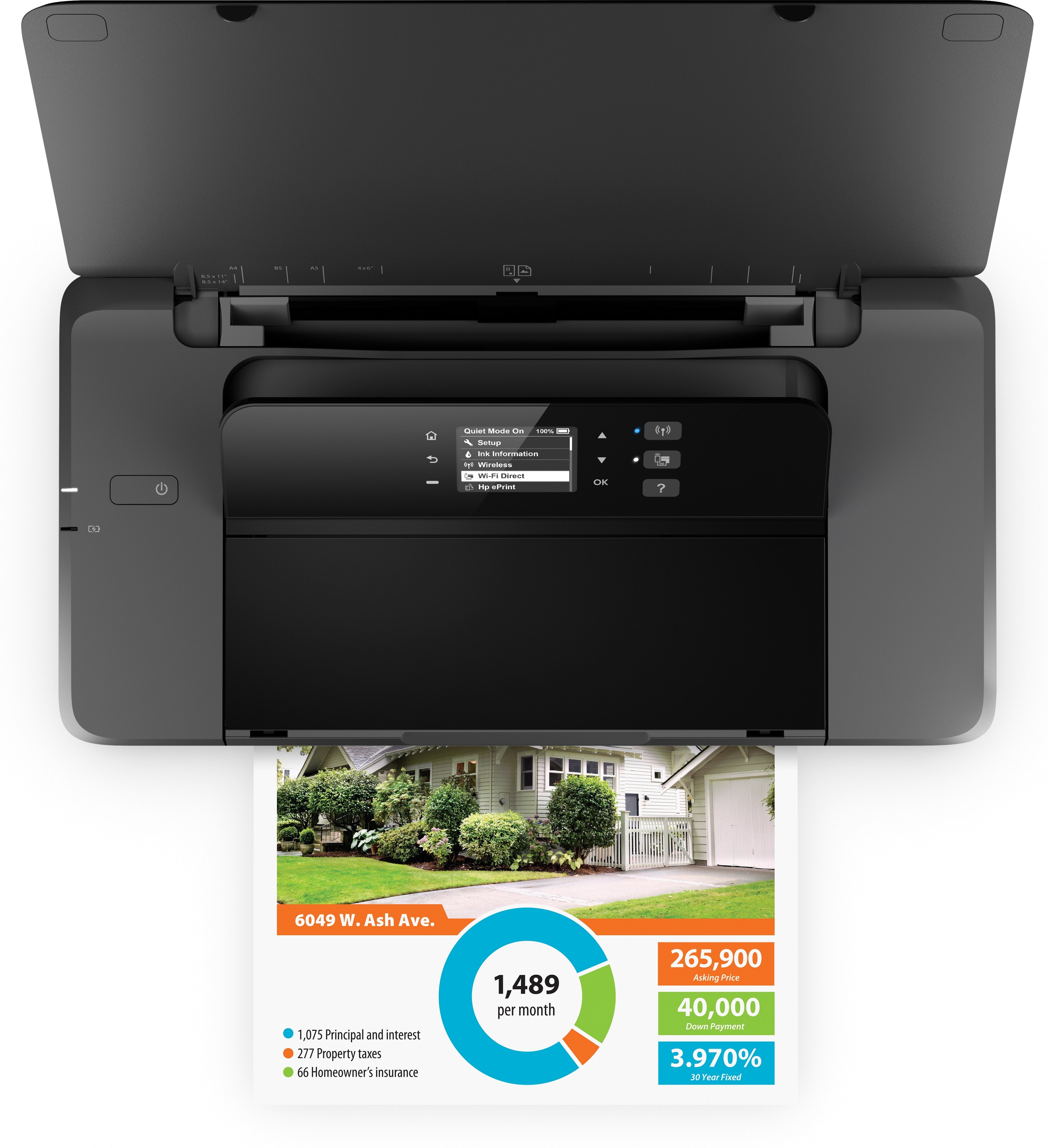 EAN 0195697430763 - HP Officejet 200 Mobile Printer impresora de inyección de tinta 4800 x 1200 DPI A4 Wifi imagen 7