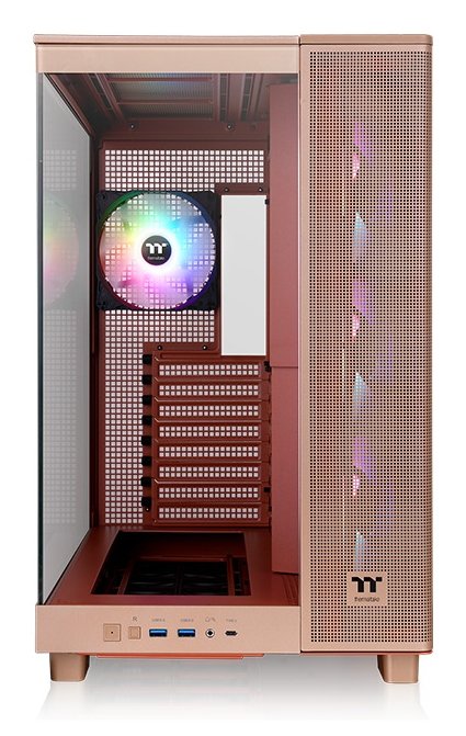 Thermaltake View 380 Xl Tg Argb, Caja Gris, Vidrio Templado X 2 Ca-11e-00mgwn-00