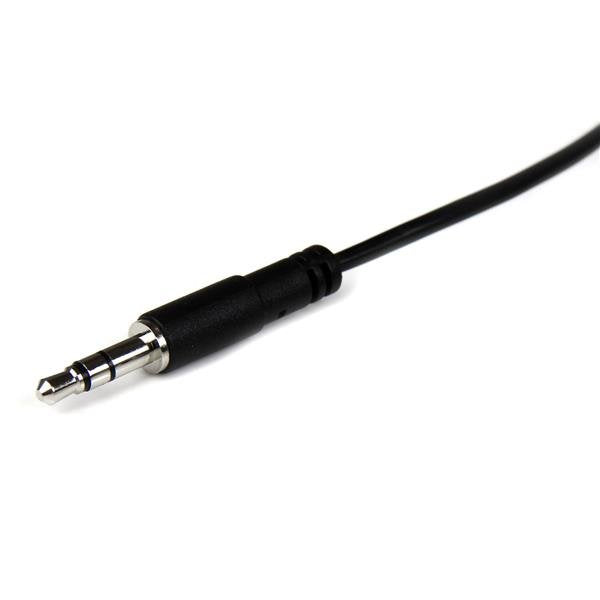 Startech Cable Jack 3,5mm 3 Pines (Alargo) M/H 1m Negro Mu1mmfs