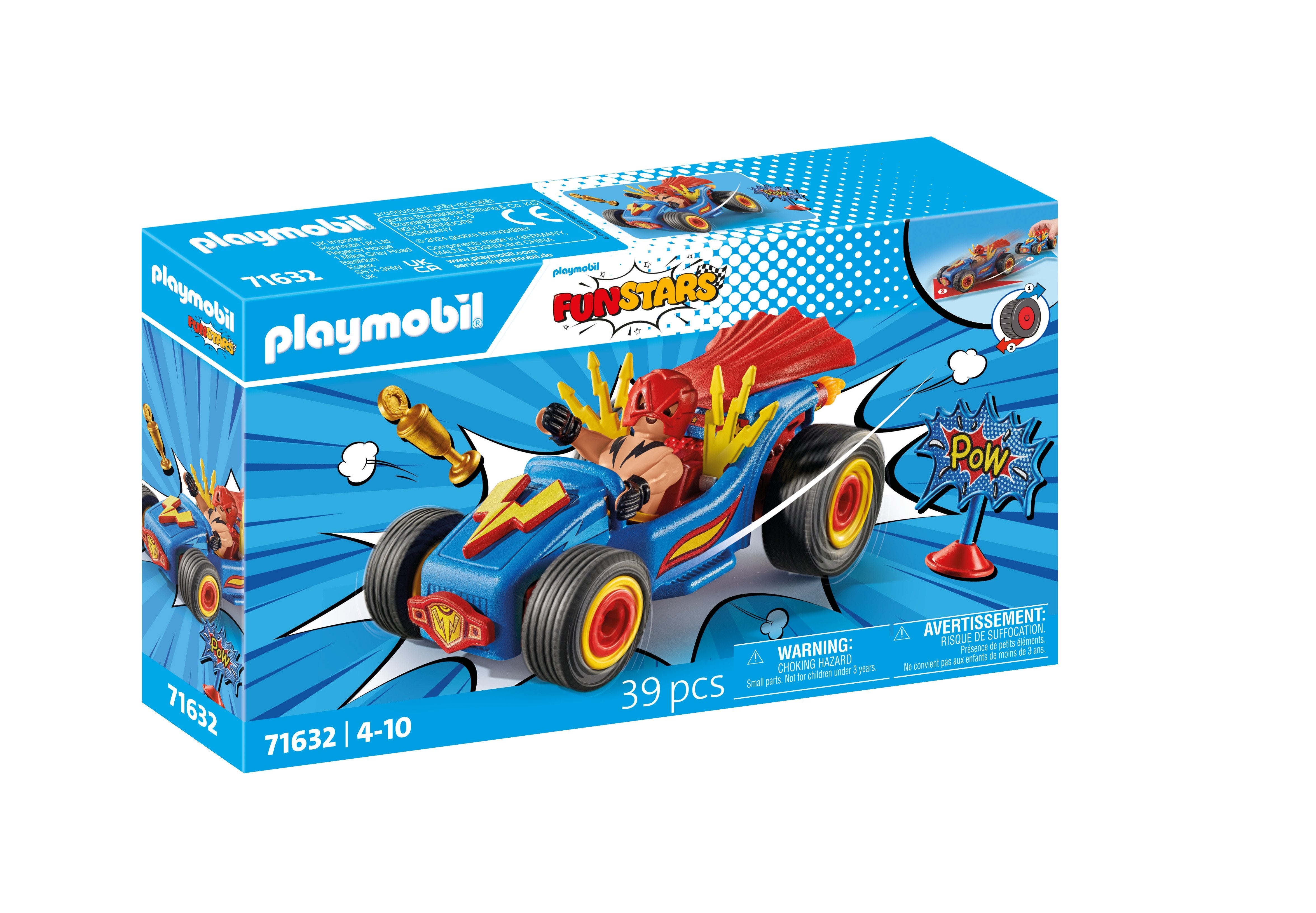 Playmobil 71632 Funstars Racing Luchador Juguete De Construcción 71632