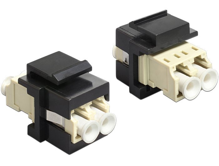 Delock Keystone Lc Duplex Hembra > Hembra Mm Negro