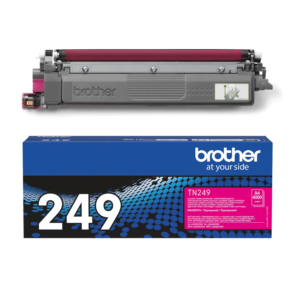 EAN 4977766821841 - Brother TN-249M cartucho de tóner 1 pieza(s) Original Magenta imagen 3