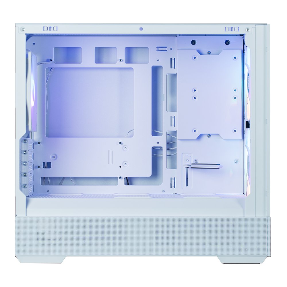 Caja Pc Obudowa P30air Matx Mini Torre Argb Fansx3 Biala