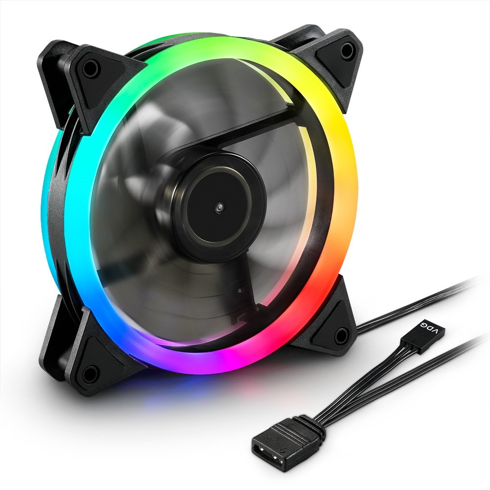 EAN 4044951026876 - Sharkoon SHARK Blades RGB Carcasa del ordenador Ventilador 12 cm imagen 2
