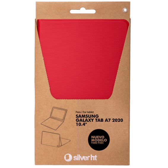 Funda Silver Ht Para Tablet Samsung Tab A7 10.4pulgadas 2020 T500 - T505 Roja