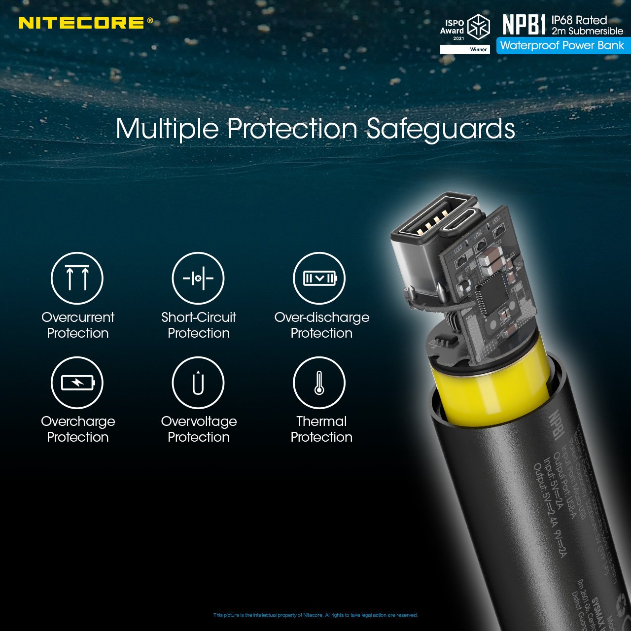 EAN 6952506494002 - Nitecore NPB1 batería externa Ión de litio 5000 mAh Negro imagen 6