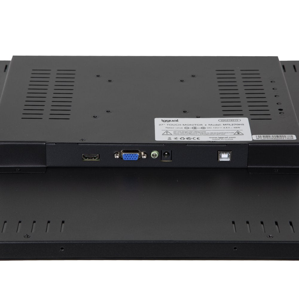 EAN 8435364318515 - iggual MTL270HS pantalla para PC 68,6 cm (27") 1920 x 1080 Pixeles Full HD LED Pantalla táctil Mesa Negro imagen 6