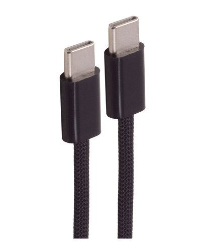 Shiverpeaks Usb-C Cable De Carga, 2.0, 60w, Negro, Textil, 2m