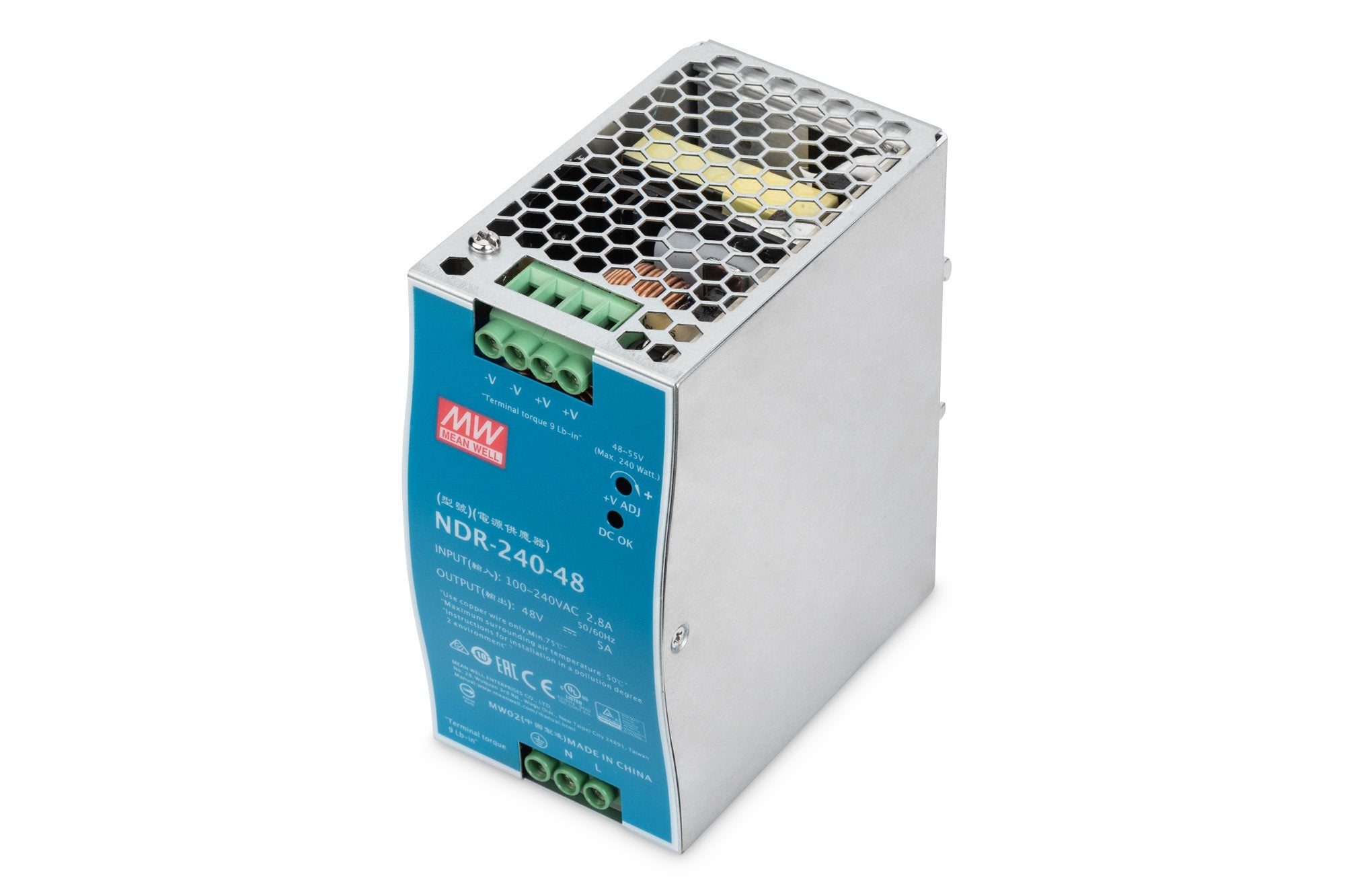 EAN 4016032454908 - Digitus DN-PWR24048 unidad de fuente de alimentación Verde, Plata imagen 1