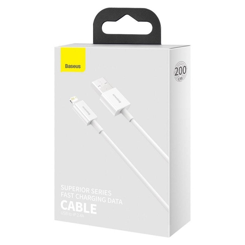 EAN 6953156205468 - Baseus CALYS-C02 cable de conector Lightning 2 m Blanco imagen 6