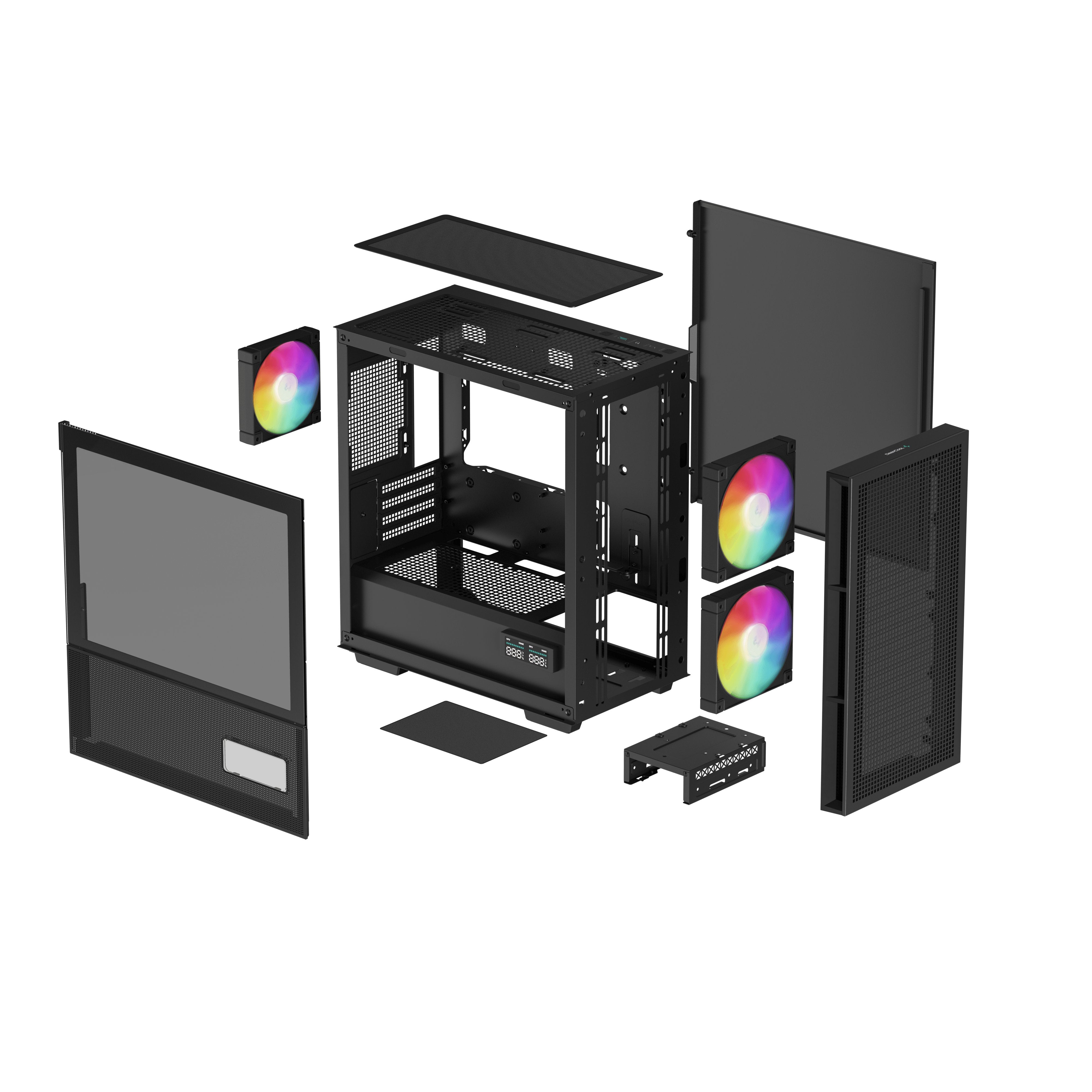EAN 6933412774693 - DeepCool CH360 DIGITAL Micro Torre Negro imagen 13