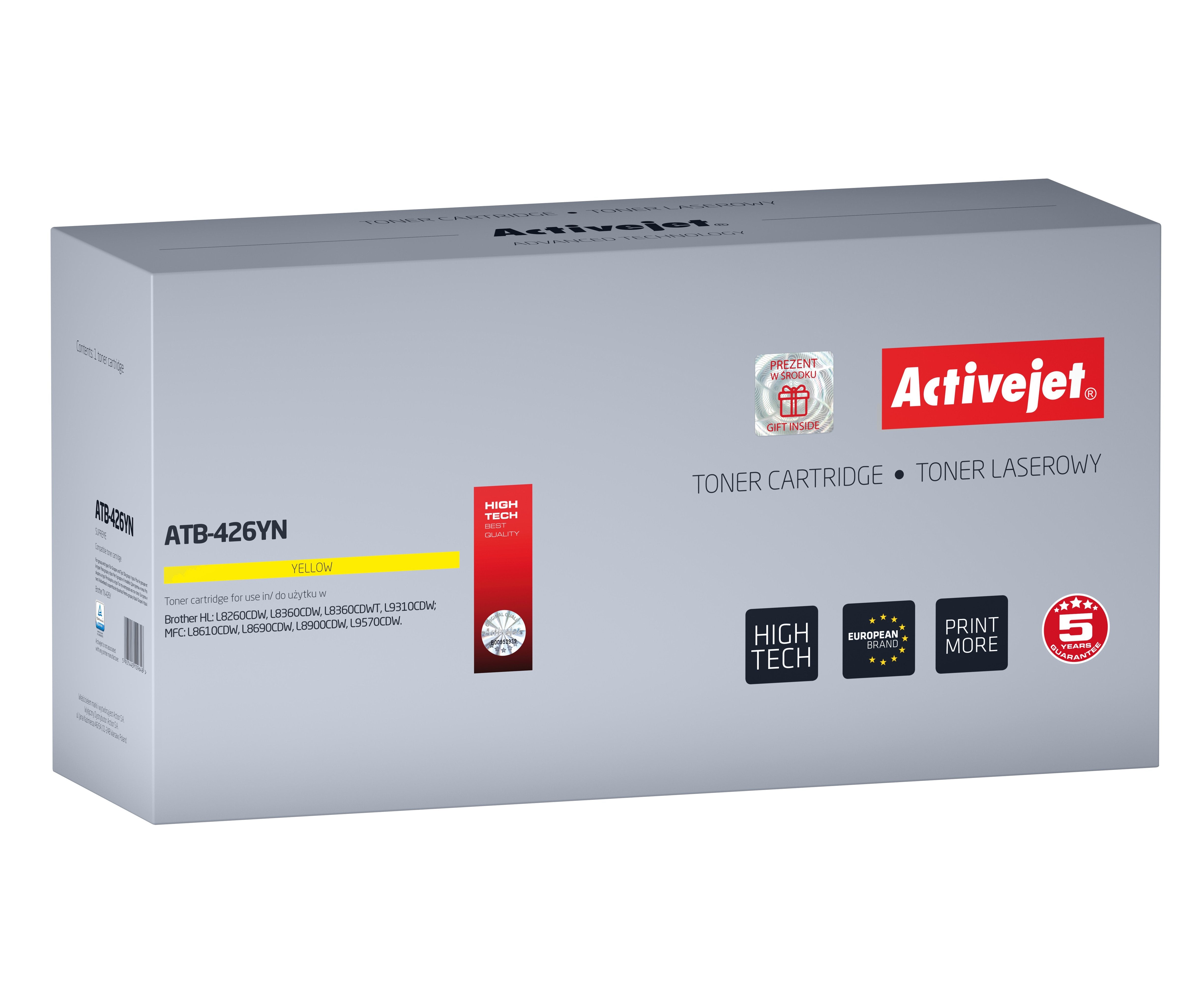 EAN 5901443109648 - Activejet ATB-426YN cartucho de tóner 1 pieza(s) Compatible imagen 1