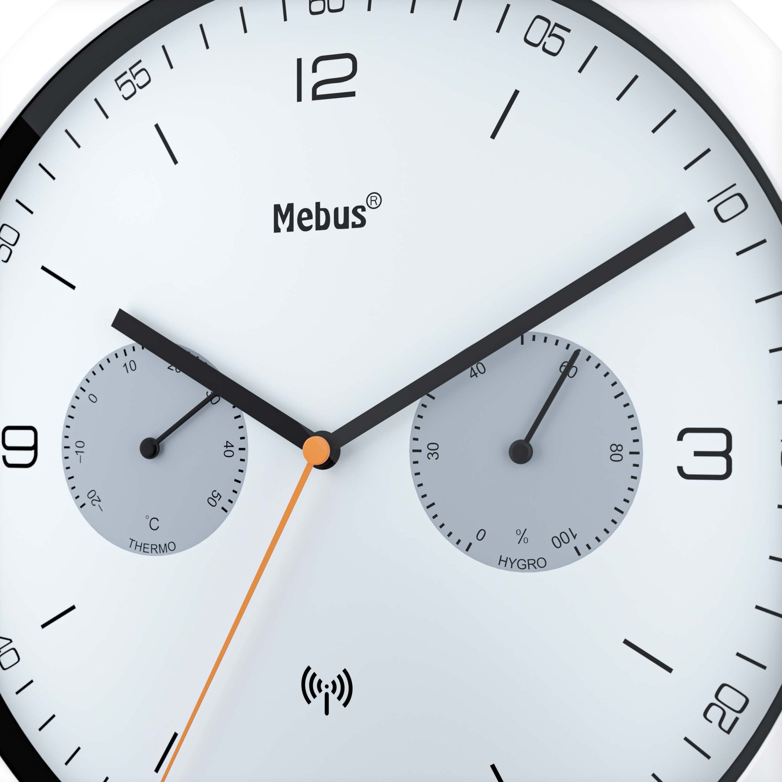 EAN 4007218528261 - Mebus 52826 reloj de mesa o pared Alrededor Negro, Gris, Blanco imagen 2