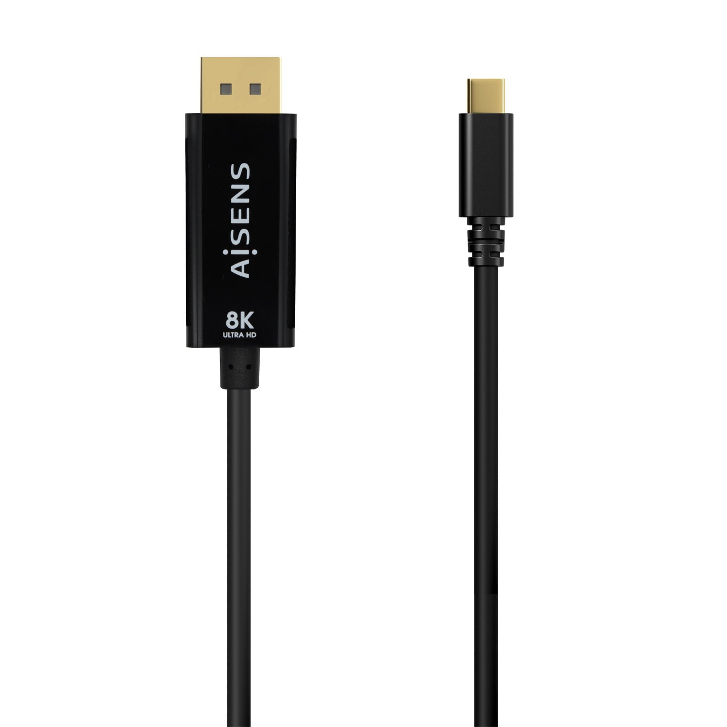 Aisens Cable Usb-C A Displayport 8k@60hz - Usb-C/M-Dp/M - 1.80m - Negro