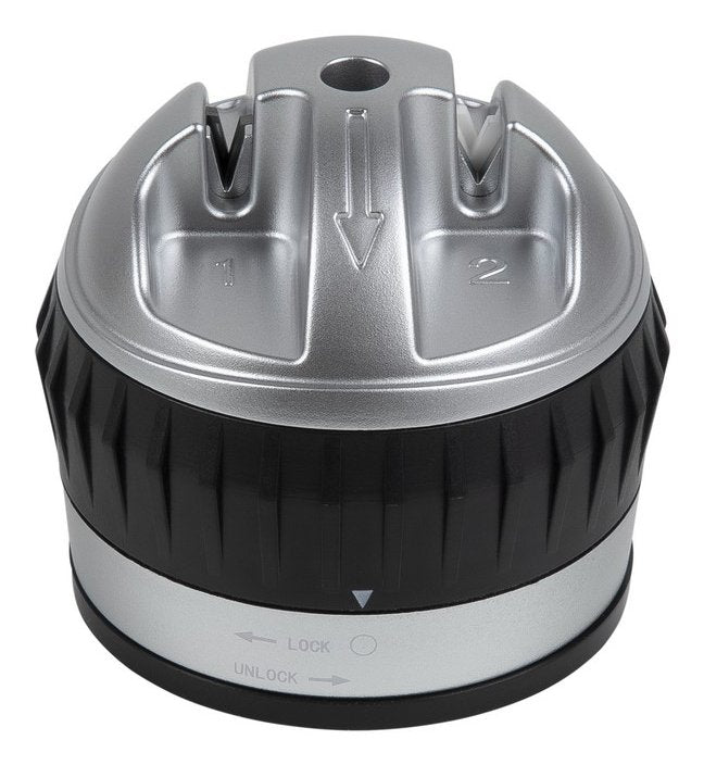 EAN 4260403577240 - Resto Kitchenware 95220 afilador de cuchillo Afilador de cuchillos de discos Negro, Plata imagen 2