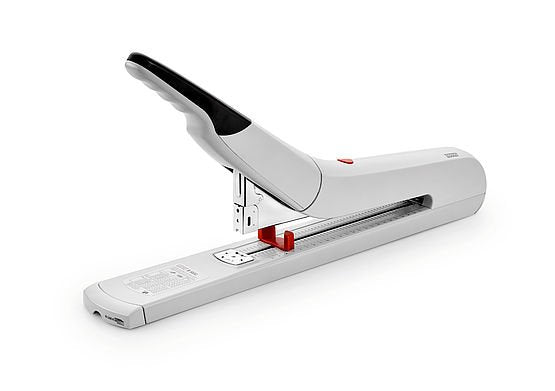 Novus Grapadora De Gruesos B56 Xl Ergonómica Gran Capacidad De Grapado Gris Claro