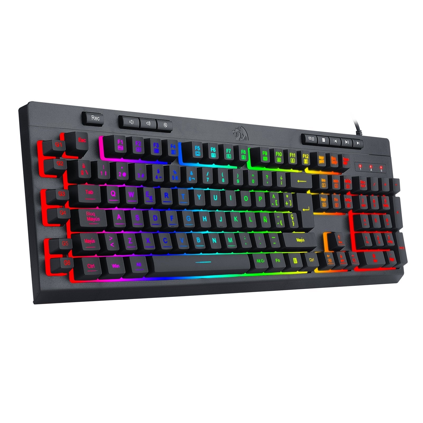 EAN 6950376779847 - REDRAGON K512RGB-SPS teclado Juego USB QWERTY Español Negro imagen 3