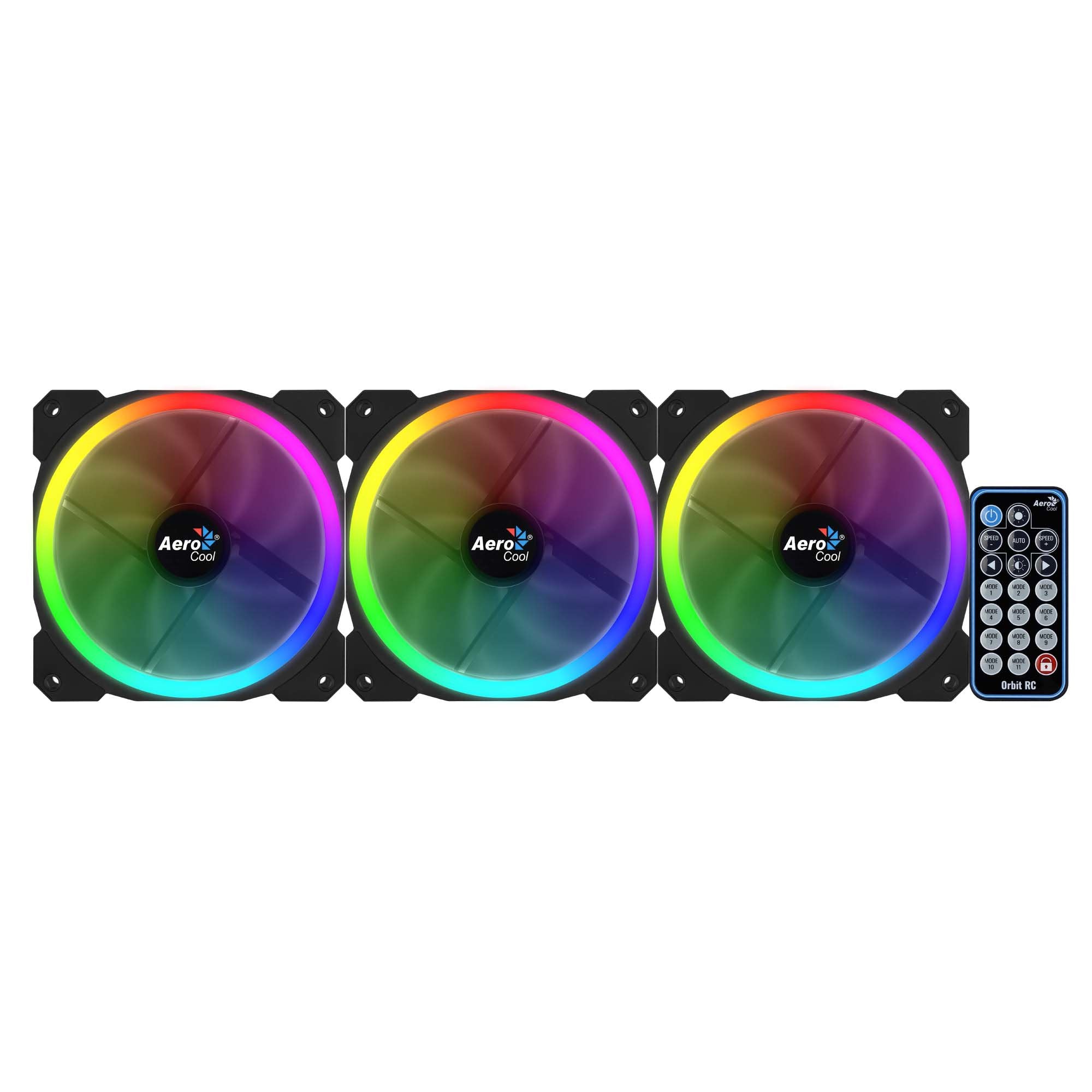Aerocool Advanced Technologies Aerocool Orbit Rc - Ventilador De Carcasa - 120 Mm