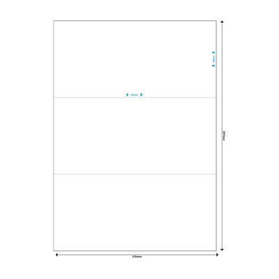 Mediarange Etiketten 210x99mm 150 M. Mark Haftend Blanco